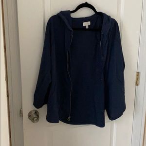 lucky brand lightweight zip up hoodie